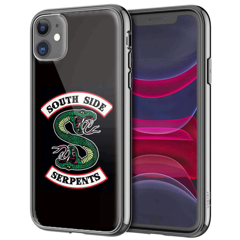Coque South Side Serpent pour iPhone, Samsung Huawei en Verre Trempé