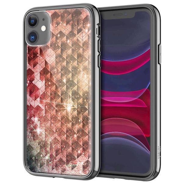 Spherical Cubes, Coque pour iPhone 12 en Verre Trempé