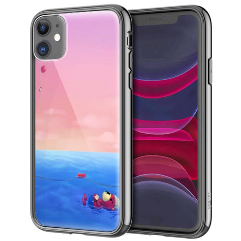 Animal Crossing Tireless, Coque pour iPhone 12 / X / XR / 11 / 8 / 7 / 6 en Verre Trempé