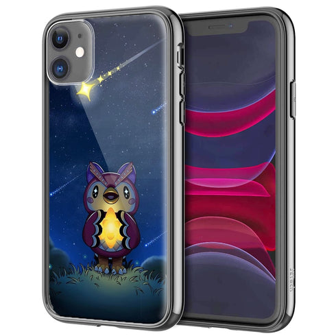 Animal Crossing Celeste, Coque pour iPhone 12 / X / XR / 11 / 8 / 7 / 6 en Verre Trempé