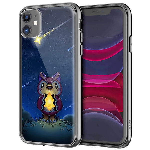 Animal Crossing Celeste, Coque pour iPhone 12 / X / XR / 11 / 8 / 7 / 6 en Verre Trempé