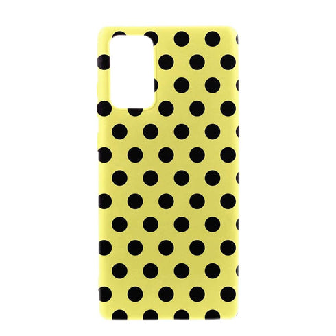 Achat Coque fine Samsung Note 20 Pois Jaune