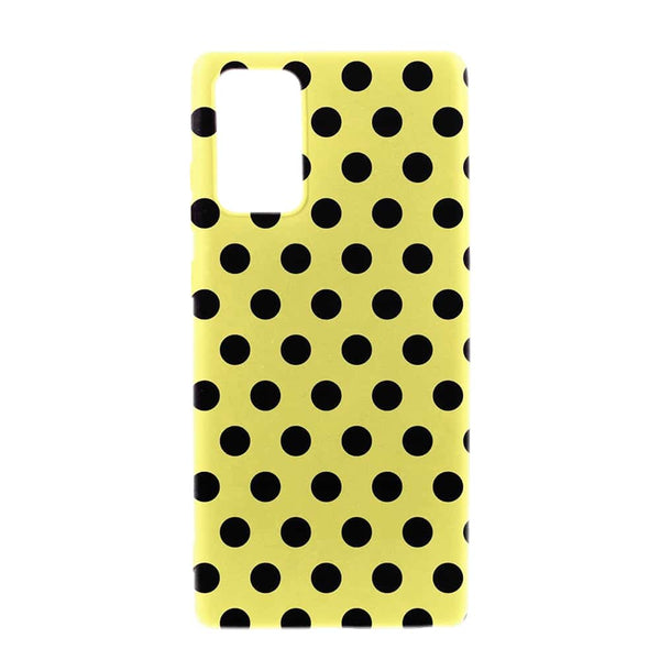 Achat Coque fine Samsung Note 20 Pois Jaune