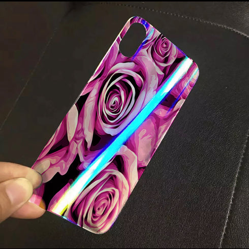Coque Fleurs Roses pour iPhone 11 en Plexi-glass
