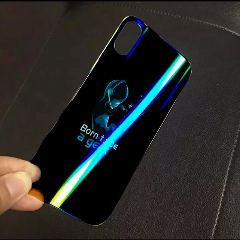 Coque iPhone 11 Born To Be a Geek en Plexiglass