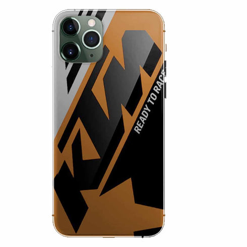 Coque gel silicone KTM Racing Orange Black