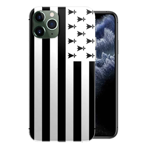 Coque pour iPhone 11 Pro Drapeau Bretagne - Disponible pour iPhone 11 PRO MAX