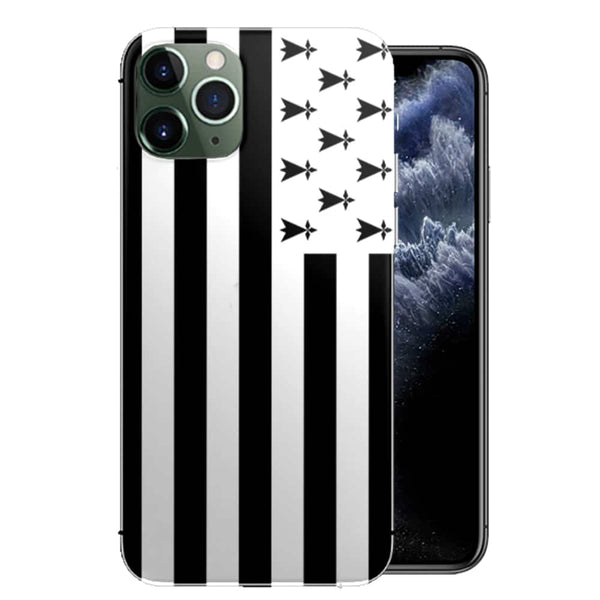 Coque pour iPhone 11 Pro Drapeau Bretagne - Disponible pour iPhone 11 PRO MAX