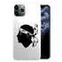 Corse Fond Blanc, Coque iPhone 11 Pro Drapeau, iPhone 11 Pro Max