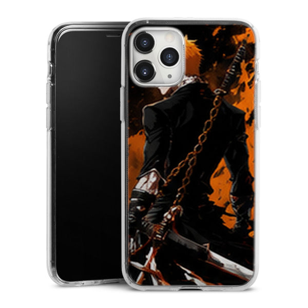 Coque Ichigo Kurosaki Samourai Orange Bleach | iPhone, Samsung