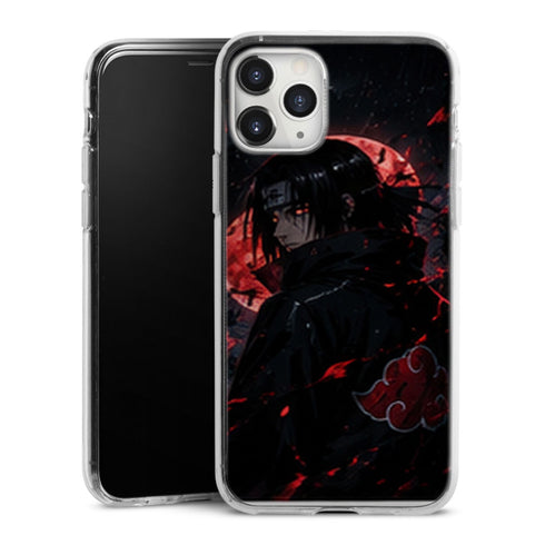 Coque Itachi Lune Rouge Naruto | iPhone, Samsung, Manga Dark - coque Naruto univers rouges et univers noirs pour iPhone et Samsung