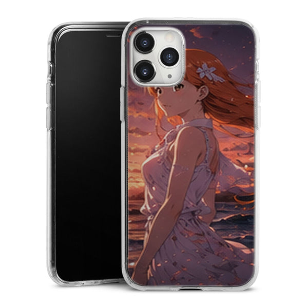 Coque Orihime Dos Coucher Soleil Robe Blanche Manga | iPhone, Samsung, Manga Bleach, Orihime Bleach