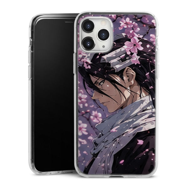 Coque Byakuya Kuchiki Profil Fleurs Roses Manga | iPhone, Samsung, Manga Bleach, Byakuya Kuchiki - coque Byakuya Kuchiki manga pour iPhone et Samsung