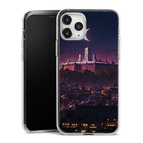 Coque Soul Society Croissant Lune Ville Nuit Manga | iPhone, Samsung, Manga Bleach, Soul Society - coque Soul Society manga pour iPhone et Samsung