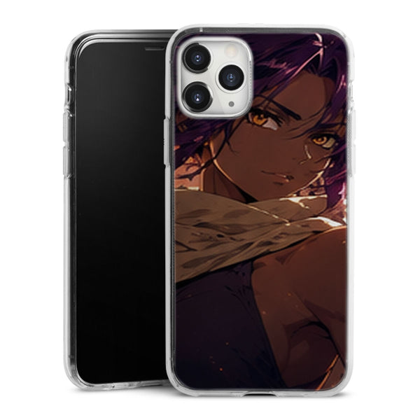 Coque Yoruichi Portrait Lumiere Coucher Soleil Manga | iPhone, Samsung, Manga Bleach, Yoruichi Bleach - coque Yoruichi manga pour iPhone et Samsung