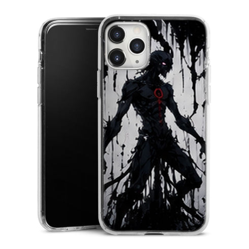 Coque Hollow Silhouette Noire Oeil Rouge Manga | iPhone, Samsung, Manga Bleach, Hollow Bleach - coque Hollow manga pour iPhone et Samsung