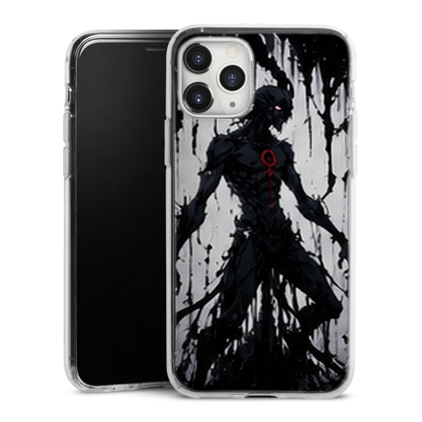 Coque Hollow Silhouette Noire Oeil Rouge Manga | iPhone, Samsung, Manga Bleach, Hollow Bleach - coque Hollow manga pour iPhone et Samsung