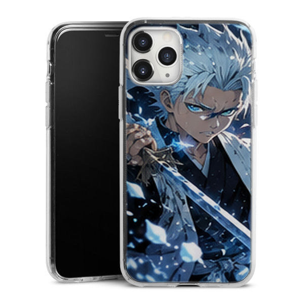 Coque Toshiro Hitsugaya Regard Bleu Katana Manga | iPhone, Samsung, Manga Bleach, Toshiro Hitsugaya - coque Toshiro Hitsugaya manga pour iPhone et Samsung