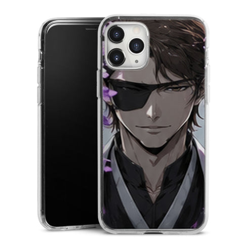 Coque Aizen Cache Oeil Fleurs | iPhone, Samsung, Manga Bleach, Aizen