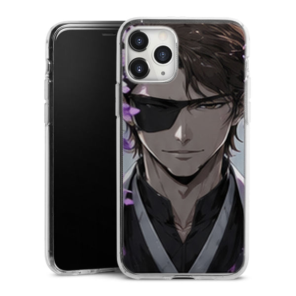 Coque Aizen Cache Oeil Fleurs | iPhone, Samsung, Manga Bleach, Aizen