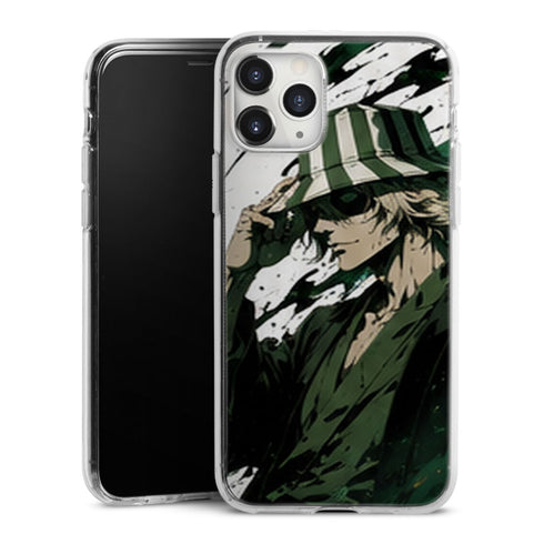 Coque Kisuke Urahara Chapeau Rayures Encre Noire Manga | iPhone, Samsung, Manga Bleach, Kisuke Urahara