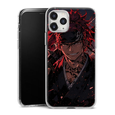 Coque Renji Abarai Sourire Combat Rouge Manga | iPhone, Samsung, Manga Bleach, Renji Abarai - coque Renji Abarai manga pour iPhone et Samsung
