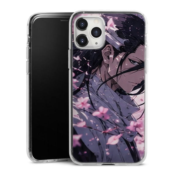 Coque Byakuya Kuchiki Profil Petales Roses Manga | iPhone, Samsung, Manga Bleach, Byakuya Kuchiki - coque Byakuya Kuchiki manga pour iPhone et Samsung