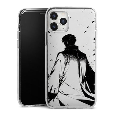 Coque Aizen Silhouette Encre Noire | iPhone, Samsung, Manga Bleach, Aizen