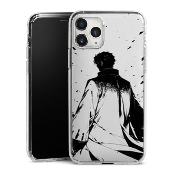 Coque Aizen Silhouette Encre Noire | iPhone, Samsung, Manga Bleach, Aizen