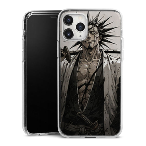 Coque Kenpachi Zaraki Portrait Noir Blanc Katana Manga | iPhone, Samsung, Manga Bleach, Kenpachi Zaraki - coque Kenpachi Zaraki manga pour iPhone et Samsung