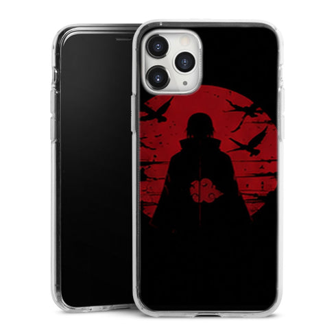 Coque Akatsuki Minimaliste Rouge Naruto | iPhone, Samsung, Manga Dark - coque Naruto univers rouges et univers noirs pour iPhone et Samsung