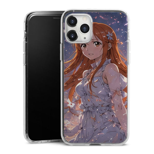 Coque Orihime Papillons Roses Robe Blanche Manga | iPhone, Samsung, Manga Bleach, Orihime Bleach
