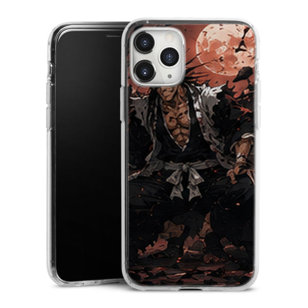 Coque Kenpachi Zaraki Trone Lune Orange Manga | iPhone, Samsung, Manga Bleach, Kenpachi Zaraki - coque Kenpachi Zaraki manga pour iPhone et Samsung