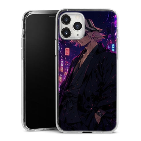 Coque Kisuke Urahara Ville Néon Violet Manga | iPhone, Samsung, Manga Bleach, Kisuke Urahara