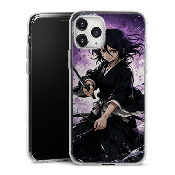 Coque Rukia Kuchiki Combat Sabre Lune Violette Manga | iPhone, Samsung, Manga Bleach, Rukia Kuchiki - coque Rukia Kuchiki manga pour iPhone et Samsung