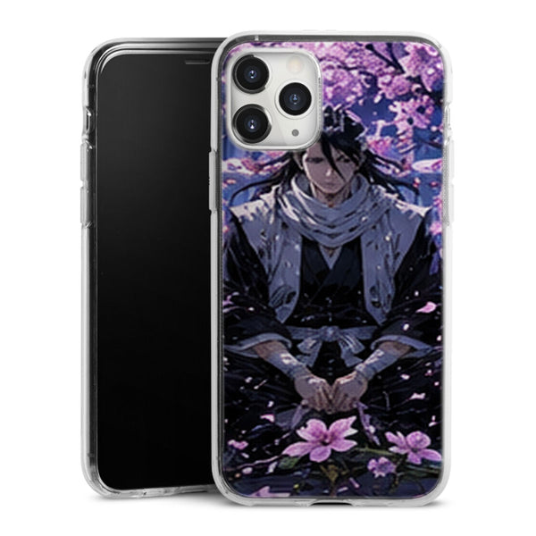 Coque Byakuya Kuchiki Assis Jardin Cerisiers Manga | iPhone, Samsung, Manga Bleach, Byakuya Kuchiki - coque Byakuya Kuchiki manga pour iPhone et Samsung