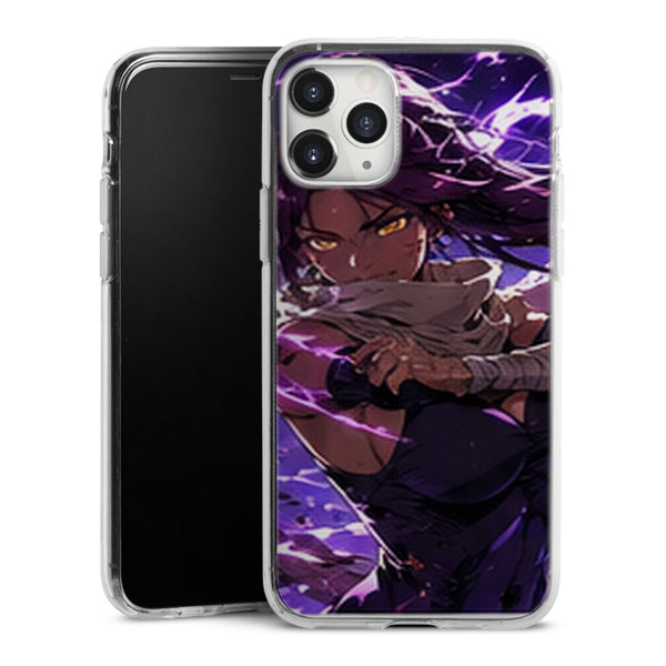 Coque Yoruichi Shunko Aura Violette Manga | iPhone, Samsung, Manga Bleach, Yoruichi Bleach - coque Yoruichi manga pour iPhone et Samsung