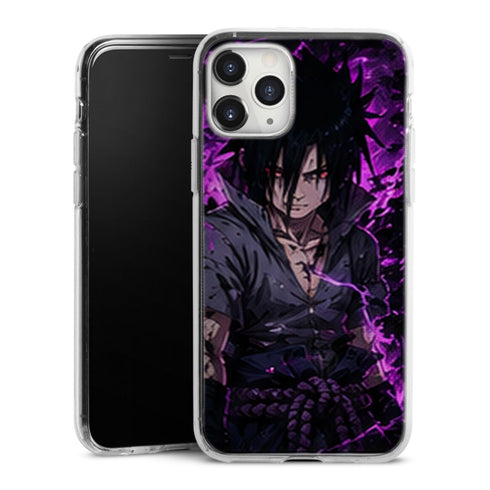 Coque Sasuke Aura Violette Naruto | iPhone, Samsung, Manga Dark - coque Naruto univers rouges et univers noirs pour iPhone et Samsung