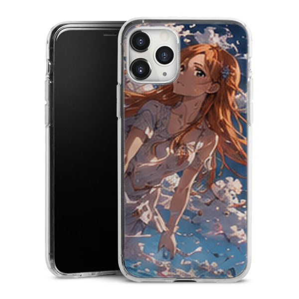 Coque Orihime Ciel Bleu Fleurs Blanches Manga | iPhone, Samsung, Manga Bleach, Orihime Bleach