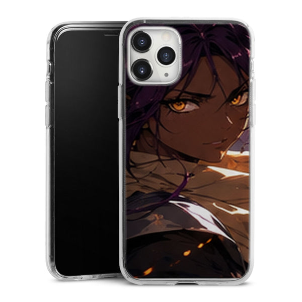 Coque Yoruichi Portrait Echarpe Lumiere Manga | iPhone, Samsung, Manga Bleach, Yoruichi Bleach - coque Yoruichi manga pour iPhone et Samsung