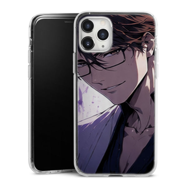 Coque Aizen Portrait Lunettes Classe | iPhone, Samsung, Manga Bleach, Aizen