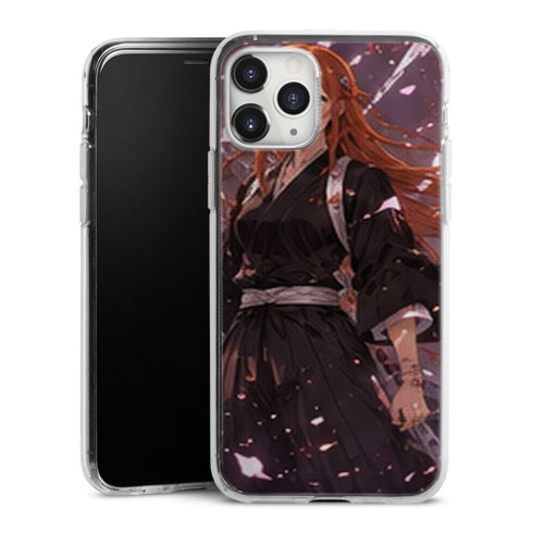 Coque Orihime Kimono Noir Pétales Manga | iPhone, Samsung, Manga Bleach, Orihime Bleach