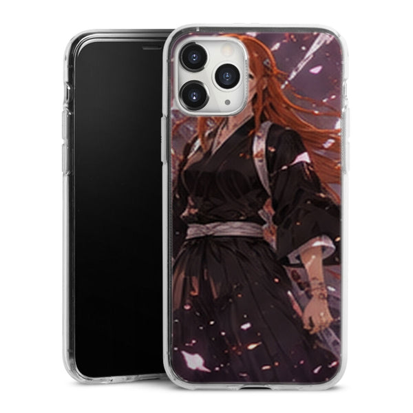 Coque Orihime Kimono Noir Pétales Manga | iPhone, Samsung, Manga Bleach, Orihime Bleach