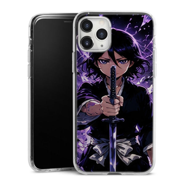 Coque Rukia Kuchiki Sabre Face Aura Violette Manga | iPhone, Samsung, Manga Bleach, Rukia Kuchiki - coque Rukia Kuchiki manga pour iPhone et Samsung