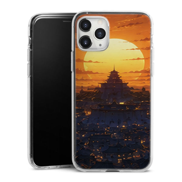 Coque Soul Society Soleil Couchant Temple Manga | iPhone, Samsung, Manga Bleach, Soul Society - coque Soul Society manga pour iPhone et Samsung