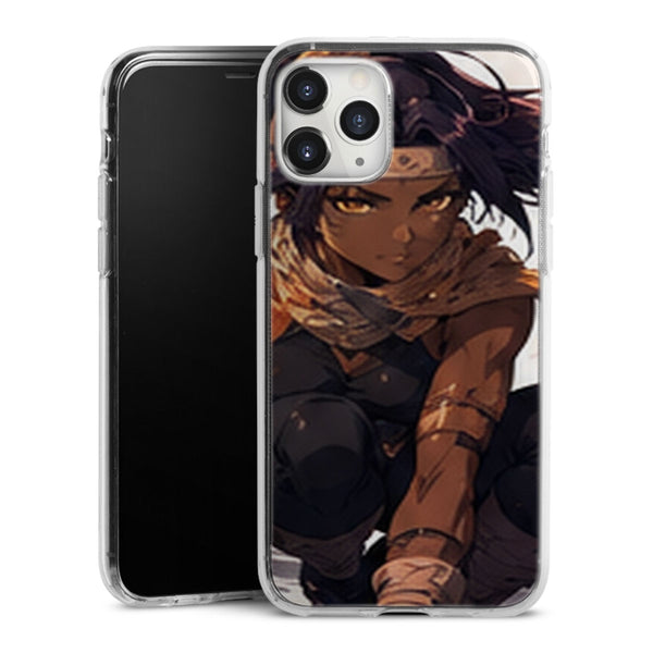 Coque Yoruichi Pose Accroupie Combat Manga | iPhone, Samsung, Manga Bleach, Yoruichi Bleach - coque Yoruichi manga pour iPhone et Samsung