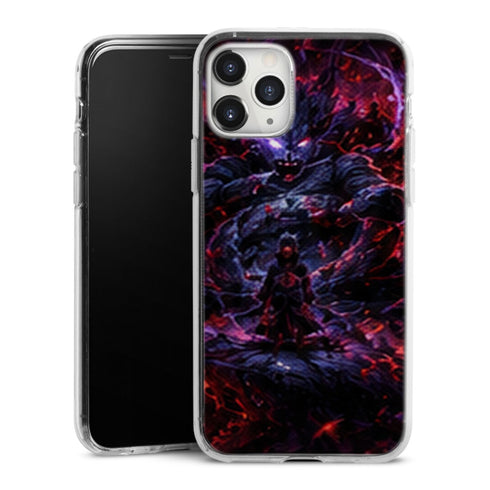 Coque Demon Aura Violette Rouge Naruto | iPhone, Samsung, Manga Dark - coque Naruto univers rouges et univers noirs pour iPhone et Samsung