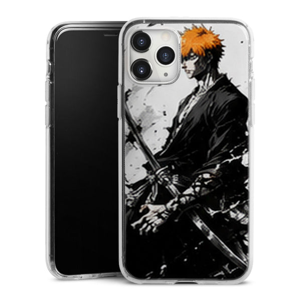 Coque Ichigo Kurosaki Encre Noire Katana Bleach | iPhone, Samsung