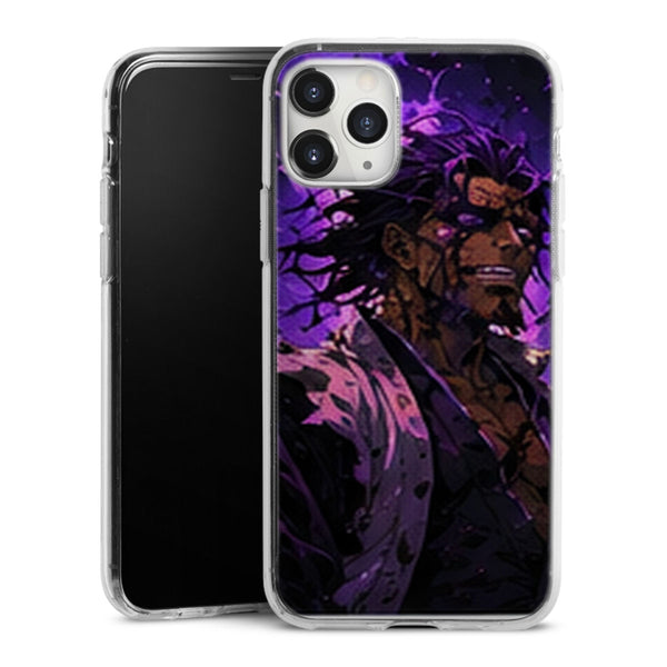 Coque Kenpachi Zaraki Rire Violet Sauvage Manga | iPhone, Samsung, Manga Bleach, Kenpachi Zaraki - coque Kenpachi Zaraki manga pour iPhone et Samsung