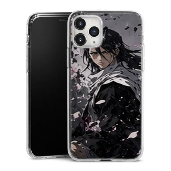 Coque Byakuya Kuchiki Noir Blanc Cerisiers Manga | iPhone, Samsung, Manga Bleach, Byakuya Kuchiki - coque Byakuya Kuchiki manga pour iPhone et Samsung